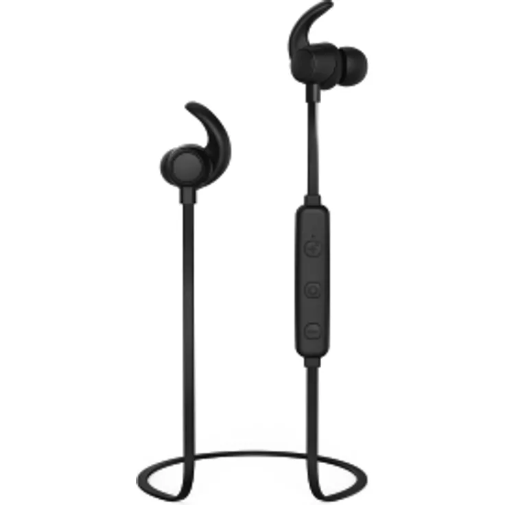 Hama WEAR7208BK im Ohr Binaural Kabellos Schwarz Mobiles Headset Mobile Headsets (Kabellos, im Ohr, Binaural, Im Ohr, 95 dB, Schwarz)