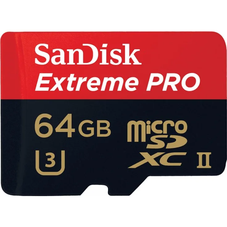 Sandisk SanDisk Extreme Pro 64GB, 64 GB, MicroSDXC, Klasse 10, 275 MB/s, 100 MB/s, UHS-II