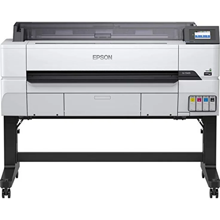 Epson SureColor SC-T5405 Tinten-Großformatdrucker für CAD-GIS-POS (Drucke bis DIN A0+, Rollendrucke bis 36 Zoll (91,4 cm-A0+), WiFi, Ethernet) weiß