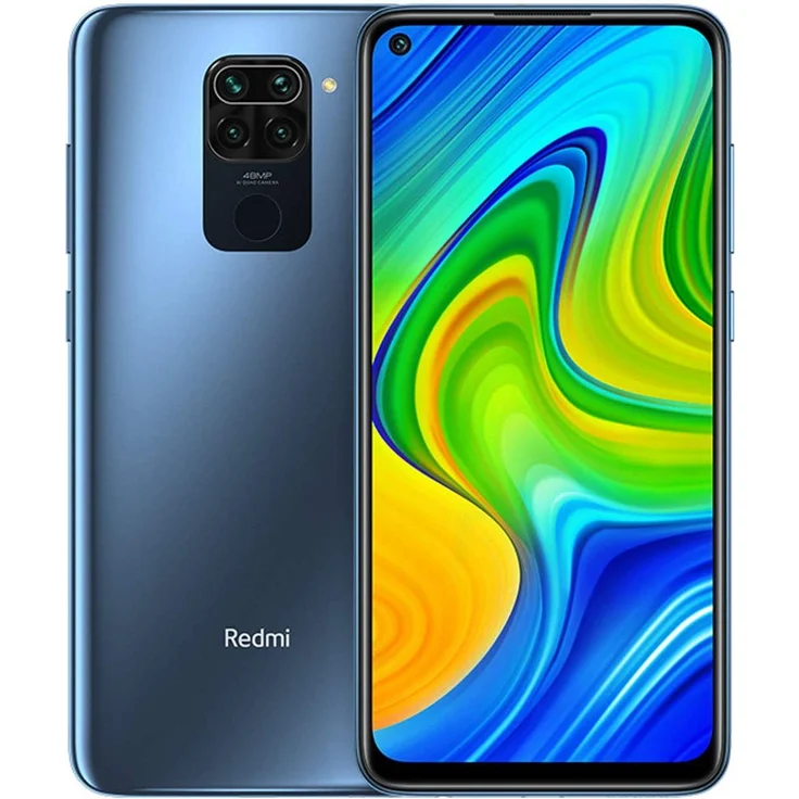Xiaomi Redmi Note 9 Smartphone 16,59cm (6,53 Zoll) IPS-Display, 128GB interner Speicher, 4GB RAM, Dual-SIM, Android, Midnight Grey – Bild 1