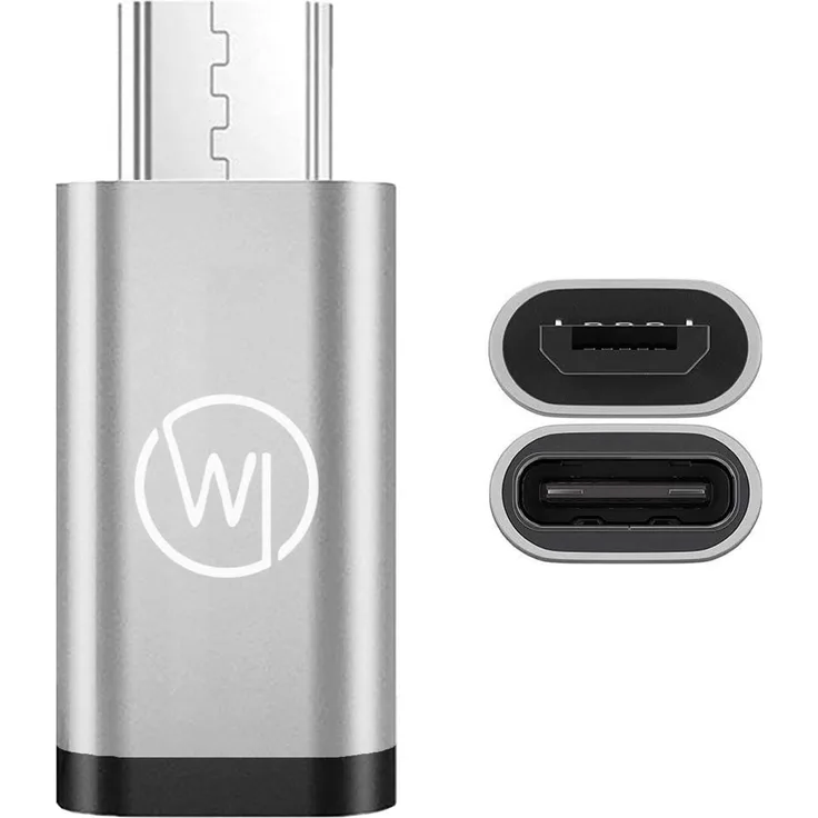 Wicked Chili MicroUSB auf USB C OTG (On-The-Go) Adapter kompatibel mit Huawei EnVizion 360 und USB-C Kameras für Smartphone - Micro-USB OTG auf Typ C Adapter für Handys und Tablets mit MicroUSB Port