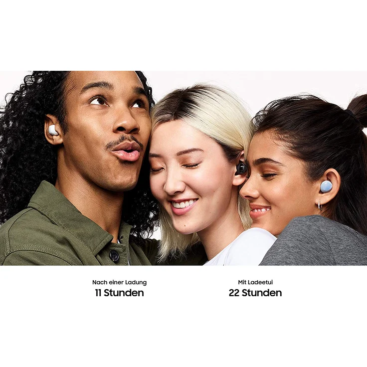 Samsung Galaxy Buds+ True Wireless In-Ear Kopfhörer, mit Bluetooth, Mikrofon, weiß – Bild 11