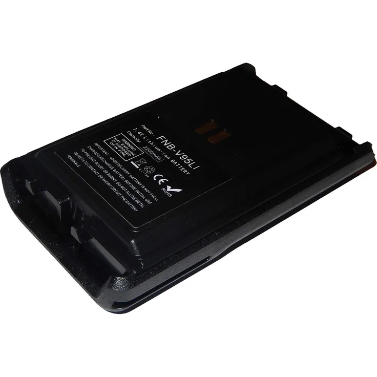VHBW Akku, geeignet für Funkgerät, Walkie Talkie Vertex/Yaesu VX-350, VX-351, VX-354, VX350, VX351, VX354 2200 mAh, 7,4 V, Li-Ion