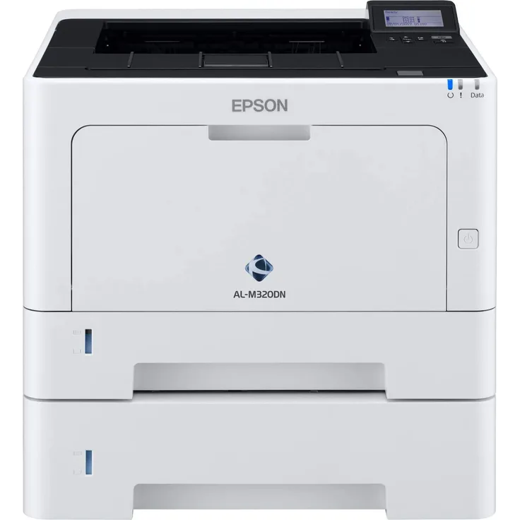 Epson WorkForce AL-M320DN - Laserdrucker, Mono, Auflösung: 1200 x 1200 dpi, Druckgeschwindigkeit (S/W): 40 S/min, Papierzufuhr: 450 Blatt (C11CF21401)