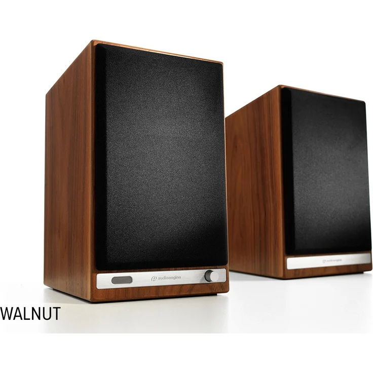 Audioengine HD3-WAL Powered Wireless Tischlautsprecher walnuss Regallautsprecher - 15 Watt - Walnuss – Bild 1