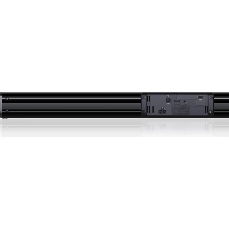 Sharp HT-SB110 2.0 Slim 2.0 Soundbar, kabellos/kabelgebunden, geeignet für TV, schwarz (2018) – Bild 4