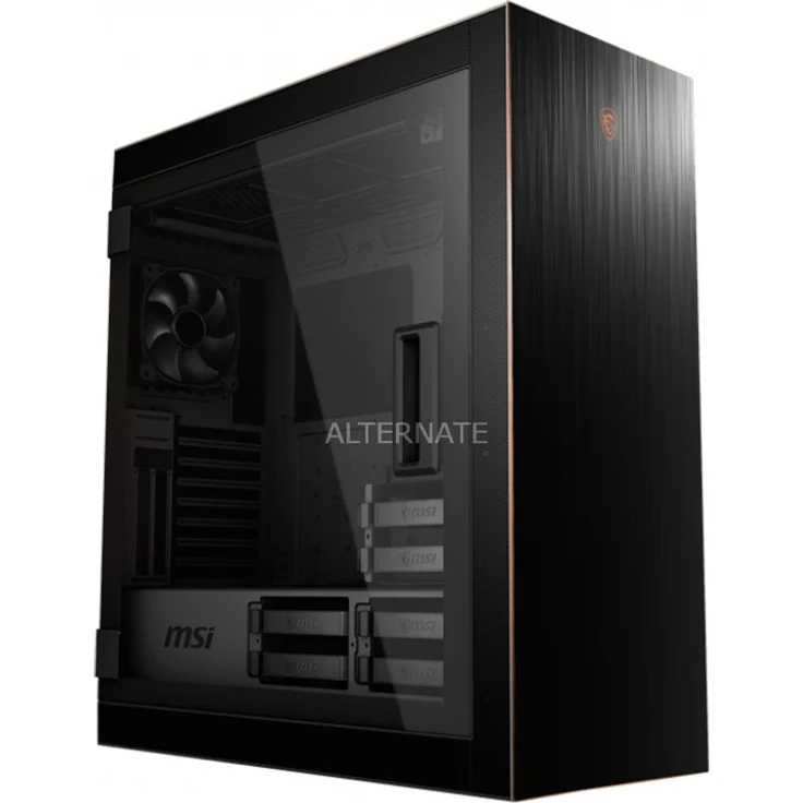 MSI MPG SEKIRA 500G Tower-Gehäuse, schwarz, Tempered Glass – Bild 1