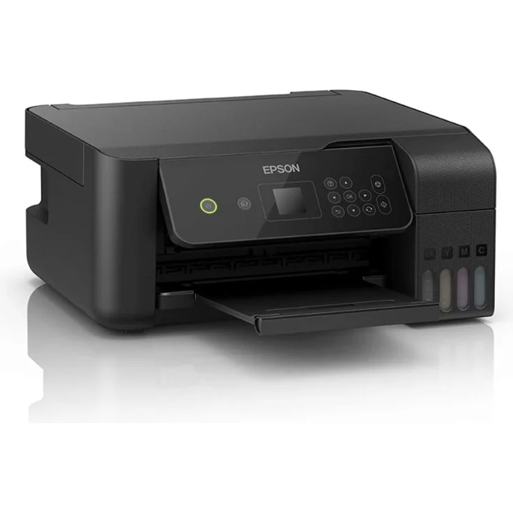 Epson EcoTank ET-2720 (3-in-1) Multifunktionsdrucker - (Tintenstrahl) Farbe, Druckgeschwindigkeit: 10 s/w, 5 Farbe, Auflösung: 5760 x 1440, WLAN, Mobile Print, AirPrint, Wi-Fi Direct (C11CH42402) - Preisvergleich – Bild 3