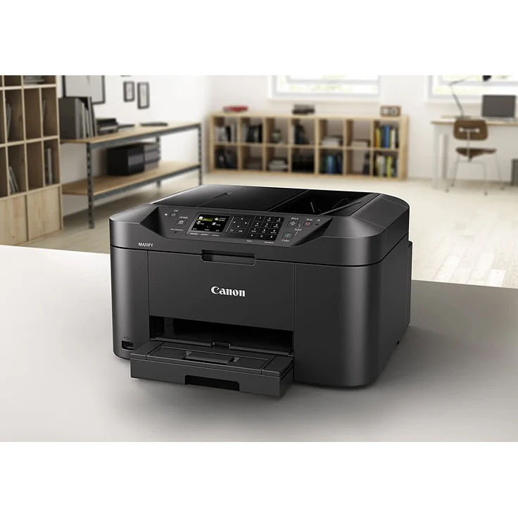 Canon MAXIFY MB2150 (4-in-1) Multifunktionsdrucker - (Tintenstrahl) Farbe, Druckgeschwindigkeit: 19 s/w, 13 Farbe, Auflösung: 600 x 1200, WLAN, AirPrint, Mobile Print, Cloud Print (0959C032) – Bild 4