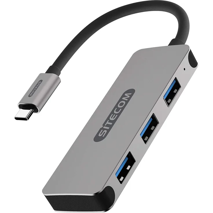 Sitecom CN-387 USB-C Hub 3 Port | USB-C auf 3X USB 3.1 Type-A - für MacBook Pro-Air, Chromebook und weitere USB Typ C Geräte