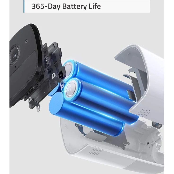 eufy Security eufyCam 2 Pro, Kabellose Überwachungskamera, Sicherheitssystem 365 Tage Akkuleistung, HomeKit Kompatibilität, 2K Auflösung, IP67 Wasserschutzklasse, Nachtsicht, 2-Cam-Set (‎T88513D1) – Bild 2