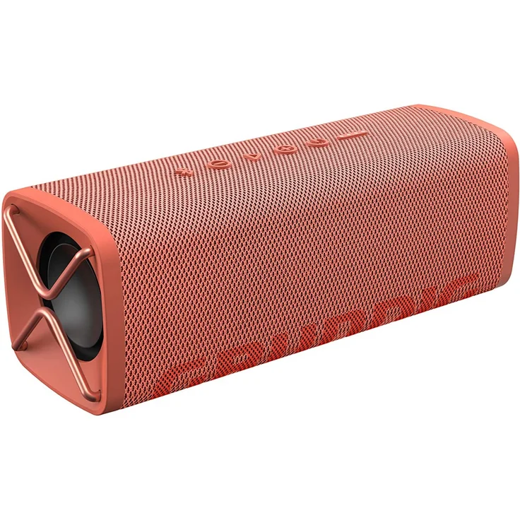 Grundig GBT CLUB Coralle (12180010028) Bluetooth-Lautsprecher mit Mikrofon, wasserdicht, rot – Bild 2