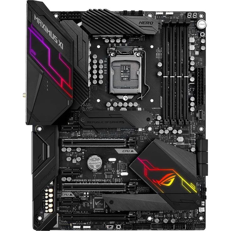 Asus ROG MAXIMUS XI HERO (WI-FI) LGA 1151 (Buchse H4) Intel Z390 ATX (90MB0XR0-M0EAY0) – Bild 4