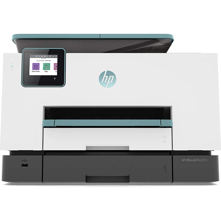 HP OfficeJet Pro 9025 Multifunktionsdrucker (HP Instant Ink, A4, Drucker, Scanner, Kopierer, Fax, WLAN, LAN, Duplex, HP ePrint, Airprint, 24 Seiten-Minute, 500 Blatt) Oasis – Bild 3