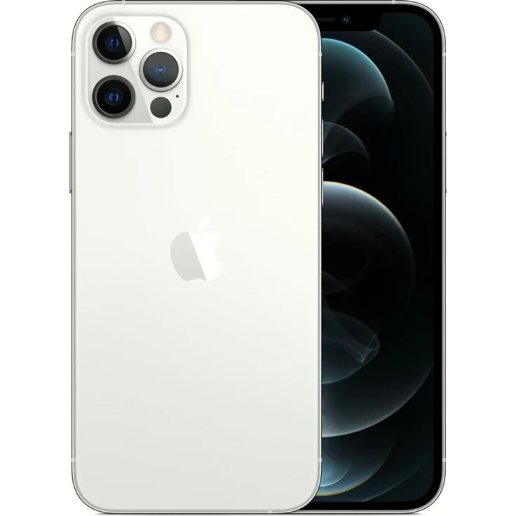Apple iPhone 12 Pro 5G Smartphone 15,49cm (6,1 Zoll) OLED-Display, 128GB interner Speicher, Dual-SIM, Silver – Bild 3