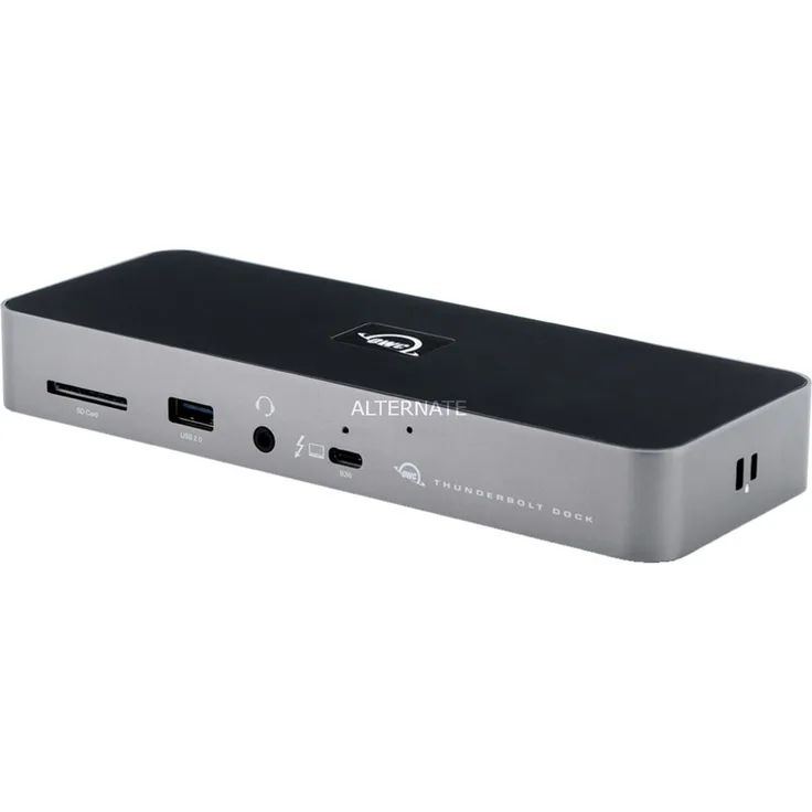 OWC Thunderbolt 4 Dock Dockingstation, grau-schwarz, USB, SD