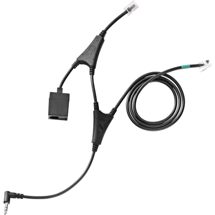 Sennheiser CEHS-AL 01 RJ-11, Alcatel RJ-11, 3.5 mm Schwarz (504102)