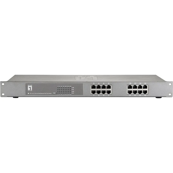 LevelOne Switch 16x FE FEP-1612W150