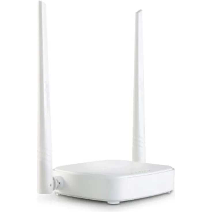 Tenda N301 WLAN Router für Anschluss an Kabel-, DSL- oder Glasfaser-Modem (300Mbit-s über WLAN, 3x LAN-Ports, WPS, für 4K-HD Videostreaming & Online Games) Weiß