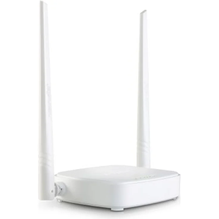 Tenda N301 WLAN Router für Anschluss an Kabel-, DSL- oder Glasfaser-Modem (300Mbit-s über WLAN, 3x LAN-Ports, WPS, für 4K-HD Videostreaming & Online Games) Weiß – Bild 1