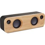 House of Marley Get Together Mini, tragbare Bluetooth Box, 2,5 Zoll Subwoofer & 1' Hochtöner, 10 Std. Akkulaufzeit, Aux-In, Laden per USB, Lautsprecher Telefonie für iPhone, iPad, Samsung etc, black