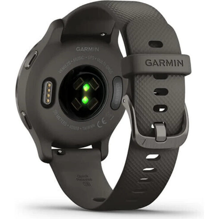 Garmin Venu 2s Smartwatch GPS, Unisex, S, Edelstahl, Kunststoffgehäuse, Silikonarmband, Schiefergrau (010-02429-10) – Bild 3