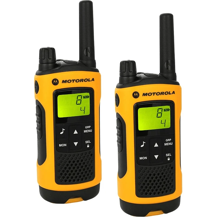 Motorola TLKR T80 Extreme, Walkie Talkie, schwarz, gelb – Bild 2