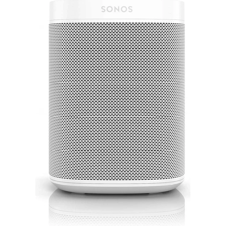 Sonos One SL All-In-One Multiroom-Lautsprecher mit Webradio, feuchtigkeitsresistent, geeignet für Indoor, Outdoor, weiß – Bild 1
