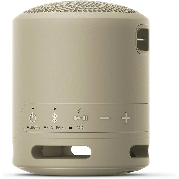 Sony SRS-XB13 Bluetooth-Lautsprecher, tragbar, Extra Bass, 16 Stunden Akkulaufzeit, wasserfest (IP67), Taupe – Bild 3