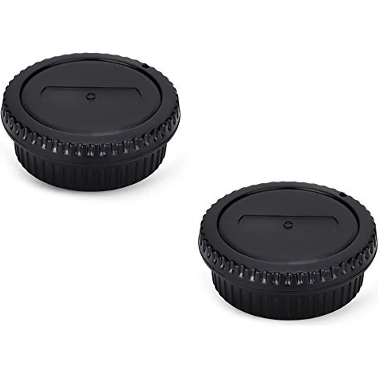 JJC Gehäusedeckel + Objektivdeckel (hinten) für Canon EOS DSLR-Kameras und Canon EF / EF-S Mount-Objektiv (2 Sets)