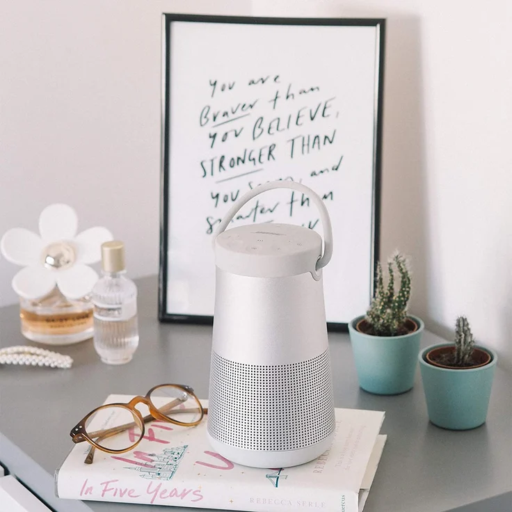 Bose Soundlink Revolve+ II Bluetooth-Lautsprecher, tragbar, wasserdicht, kabellos, 17 Stunden Akkulaufzeit, Grau – Bild 4