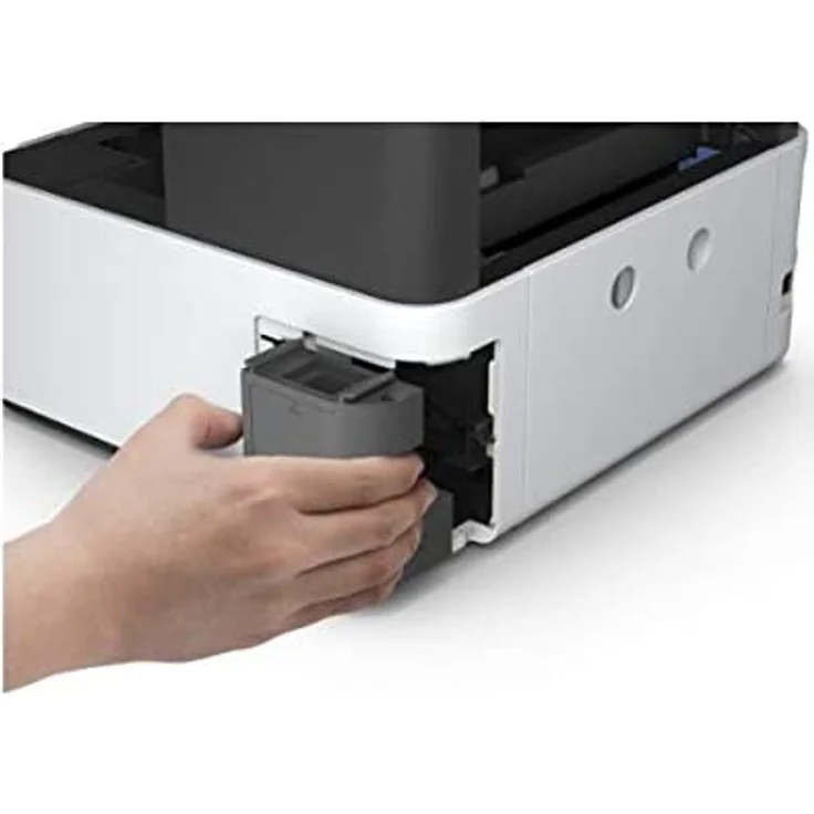 Epson EcoTank ET-M2170 (3-in-1) Multifunktionsdrucker - (Tintenstrahl) Mono, Druckgeschwindigkeit: 20 s/w, Auflösung: 2400 x 1200, LAN, WLAN, AirPrint, Wi-Fi Direct, Cloud Print (C11CH43401) – Bild 3