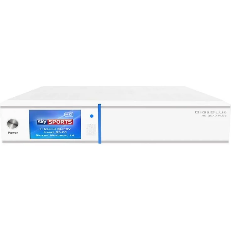 GigaBlue HD Quad Plus 2 x DVB-S2, HDMI, EPG, weiß