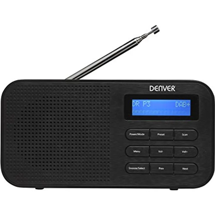 Denver DAB-42 DAB+ Digitalradio, Schwarz