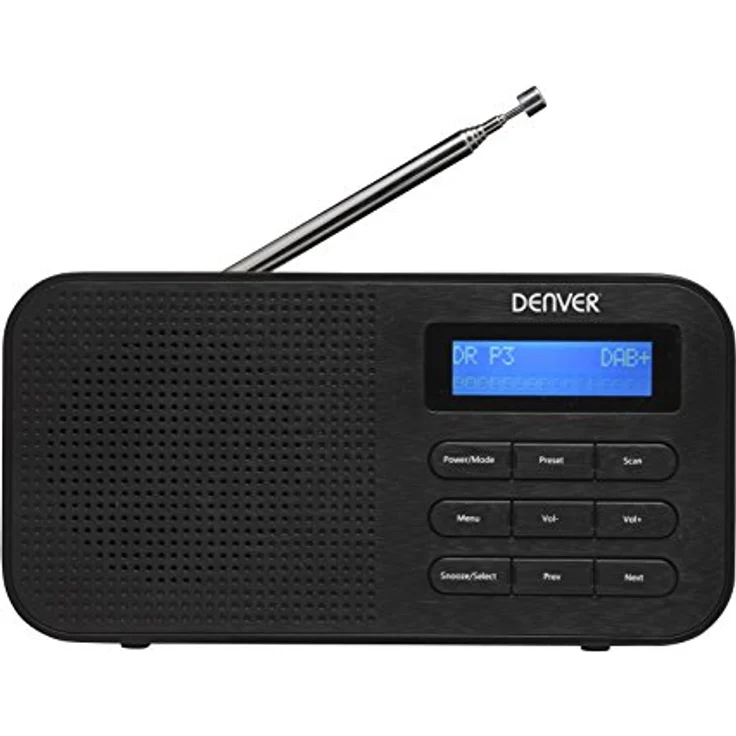 Denver DAB-42 DAB+ Digitalradio, Schwarz – Bild 1