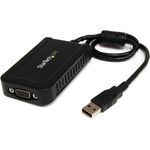 StarTech.com USB VGA Adapter, 1920x1200, Multi Display Adapter Kabel, Externe Monitor Grafikkarte, 1080p, USB 2.0