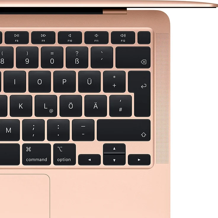 Apple MacBook Air 13 (2020) - 13,3 Zoll (2.560 x 1.600) IPS, Apple M1 Prozessor, 8GB RAM, 256GB SSD, Apple 7 Core GPU, macOS (Gold) MGND3D/A – Bild 3