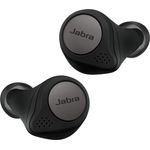 Jabra Elite Active 75t True Wireless In-Ear Kopfhörer, mit Bluetooth, Mikrofon, geeignet für Sport, spritzwassergeschützt, schwarz