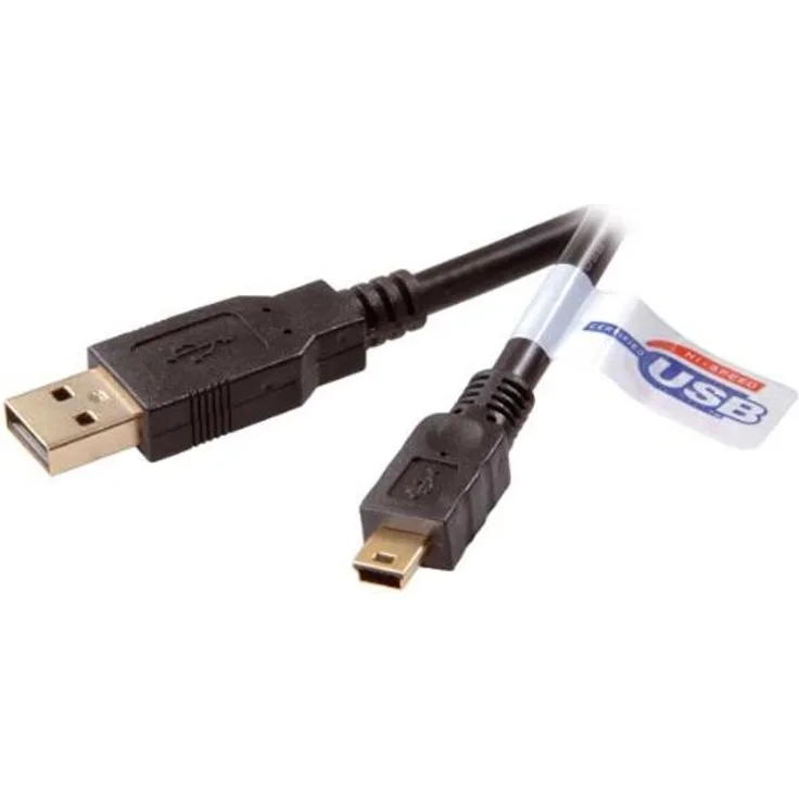 Vivanco High-grade USB 2.0 certified connection cable, 3.0 m (45214)