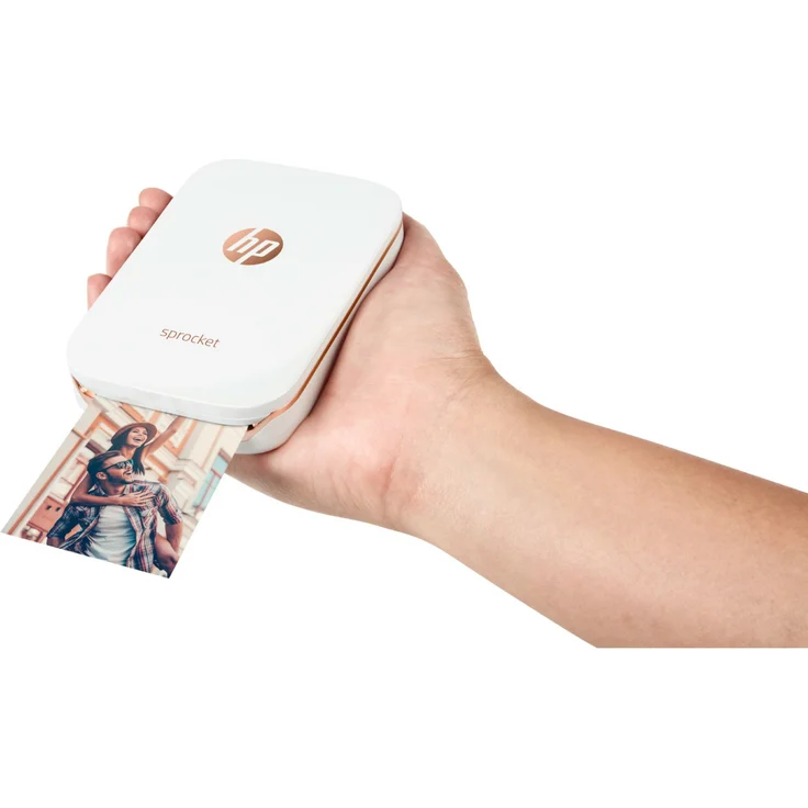 HP Sprocket Mobiler Fotodrucker (Drucken ohne Tinte, Bluetooth, 5 x 7,6 cm Ausdrucke) weiß – Bild 10