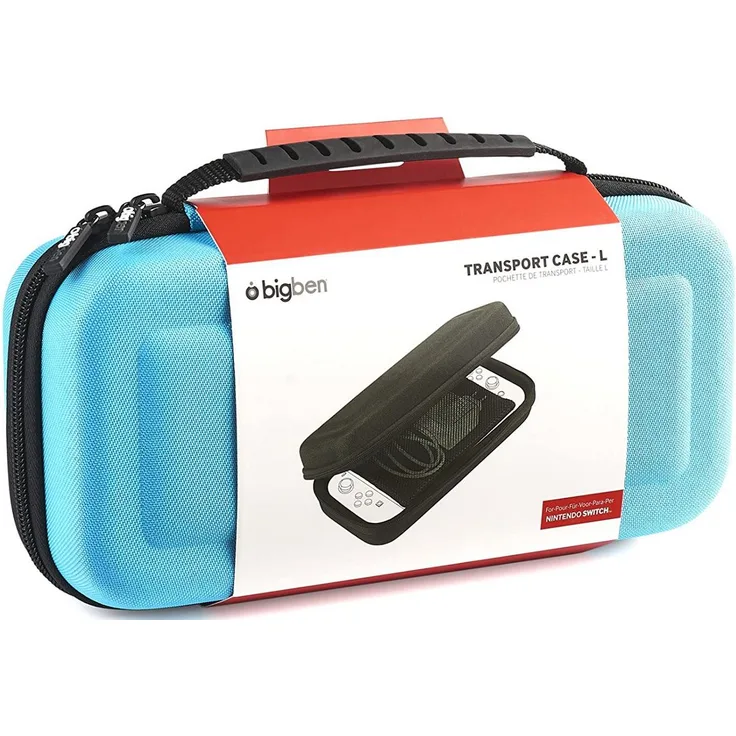 Bigben Transport Case L für Nintendo Switch, Blau