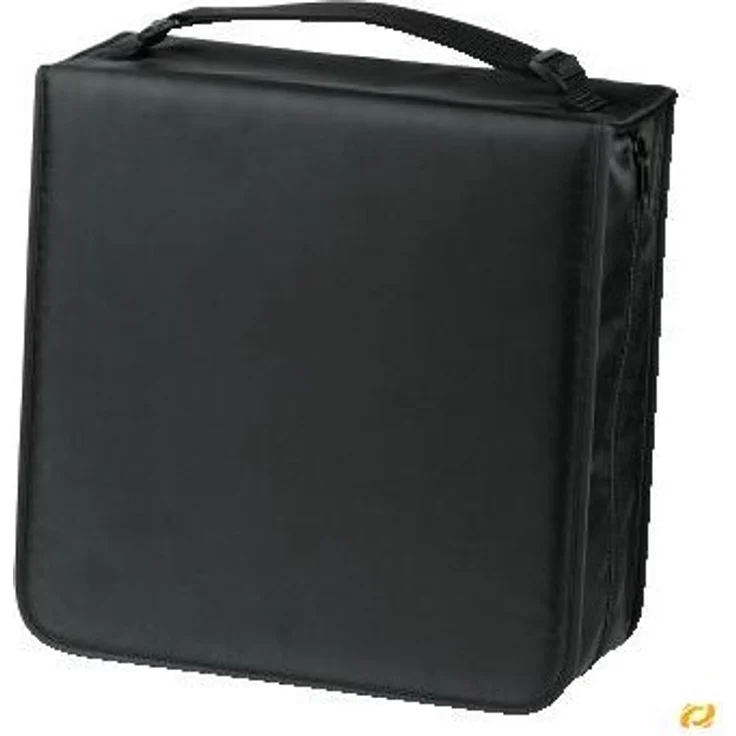 Hama CD-Wallet Nylon 304, Schwarz – Bild 1