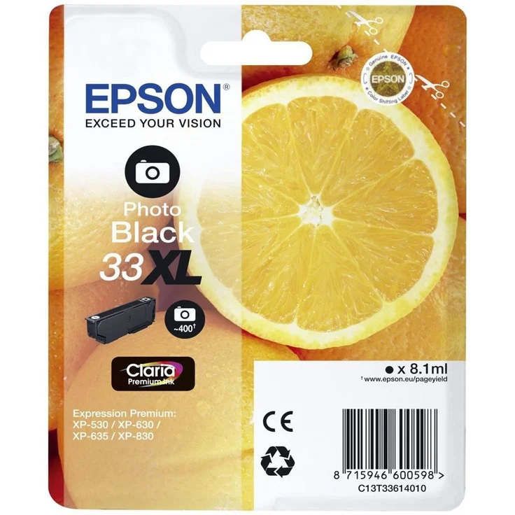 Epson C13T33614012 8.1ml 650Seiten Schwarz Tintenpatrone – Bild 1