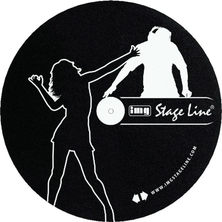 IMG Stageline 21.2740 Filz Slipmat für Plattenspieler Platten ( – Bild 1