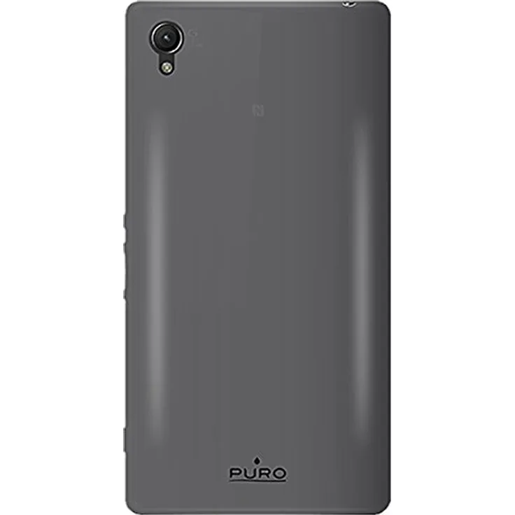 Puro SNYXZ1SBLK Schutzhülle aus Silikon für Sony Xperia Z1, Schwarz