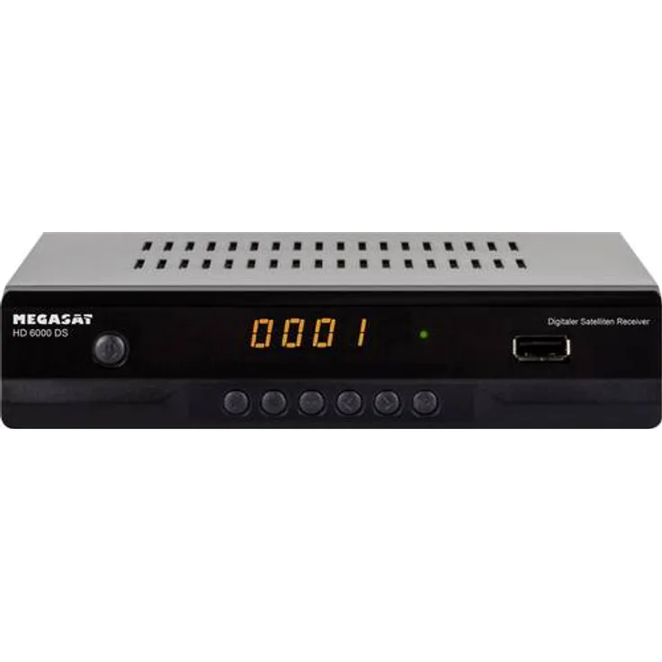 Megasat HD 6000 DS DVB-S/S2, HDMI, EPG, schwarz