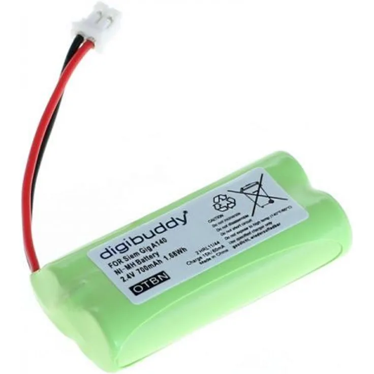 digibuddy Akku, geeignet für Siemens Gigaset A12/A120/A14/A140/A145/A160/A165