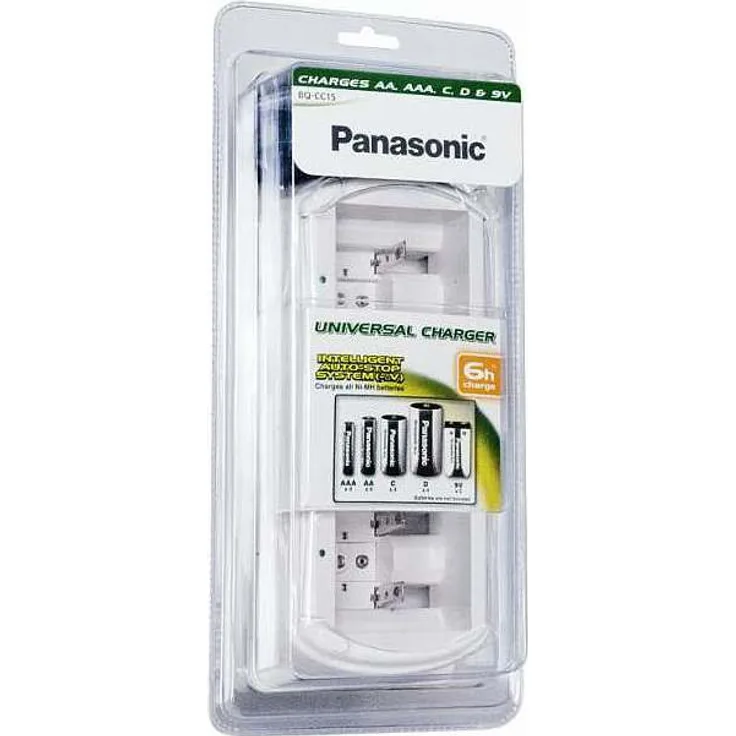 Tisch-Ladegerät für Akkus Micro, Mignon, Baby, Mono, 9Vblock