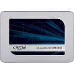 Crucial MX500 - Solid-State-Disk - verschlüsselt - 500 GB - intern - 2.5 Zoll (6.4 cm) - SATA 6Gb/s - 256-Bit-AES - TCG Opal Encryption 2.0 (CT500MX500SSD1)