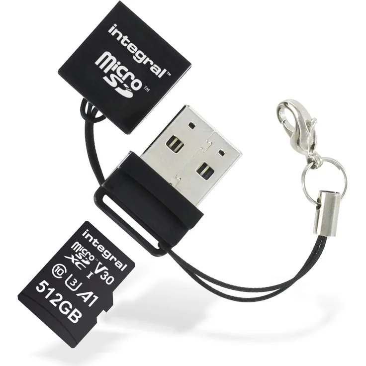 Integral microSD - microSDHC USB Kartenlesegerät-INCRMSDMINIUSB